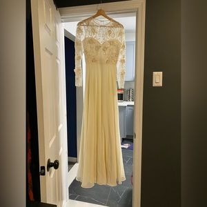 ASOS bridal Ivory dress,